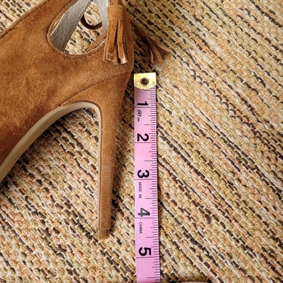 SEED Heritage Suede Pumps with Tie Back - Picture 3 of 11